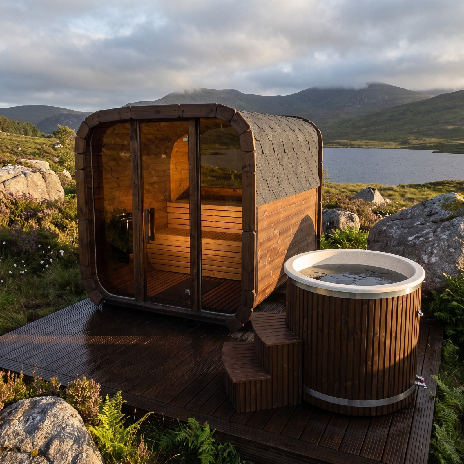 Wild Heat Saunas barrel sauna 1