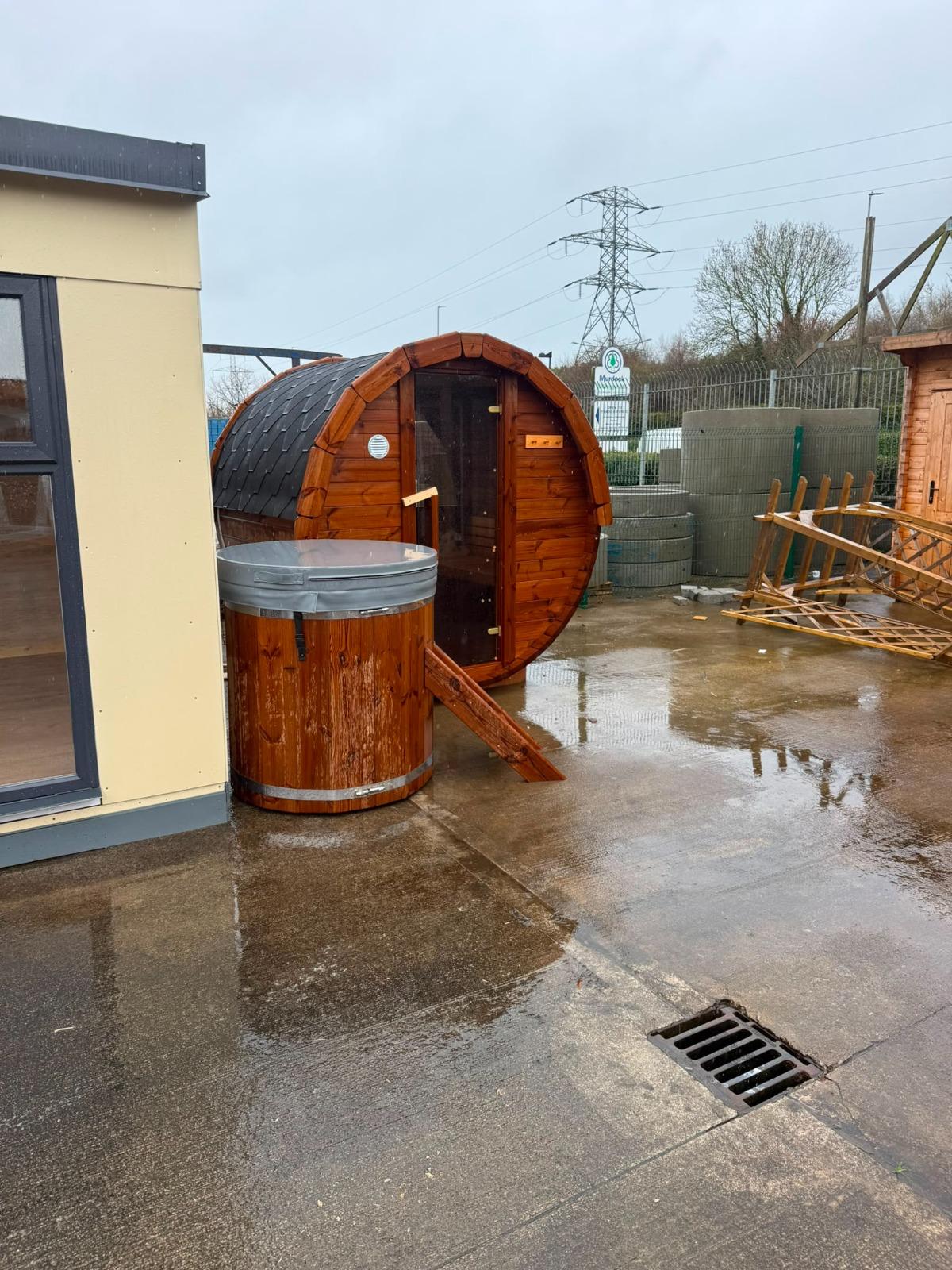 Wild Heat Saunas barrel sauna 14