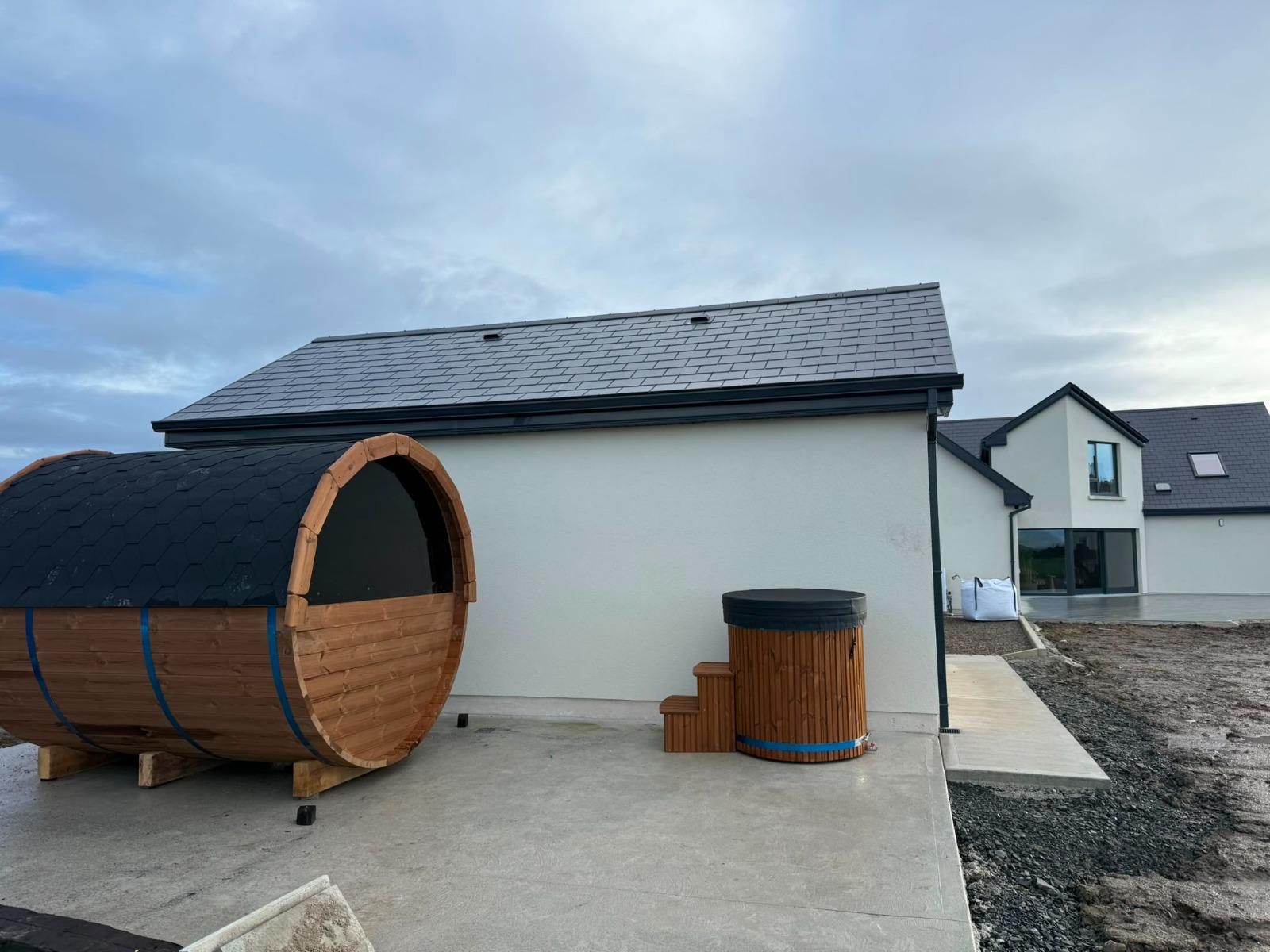 Wild Heat Saunas barrel sauna
