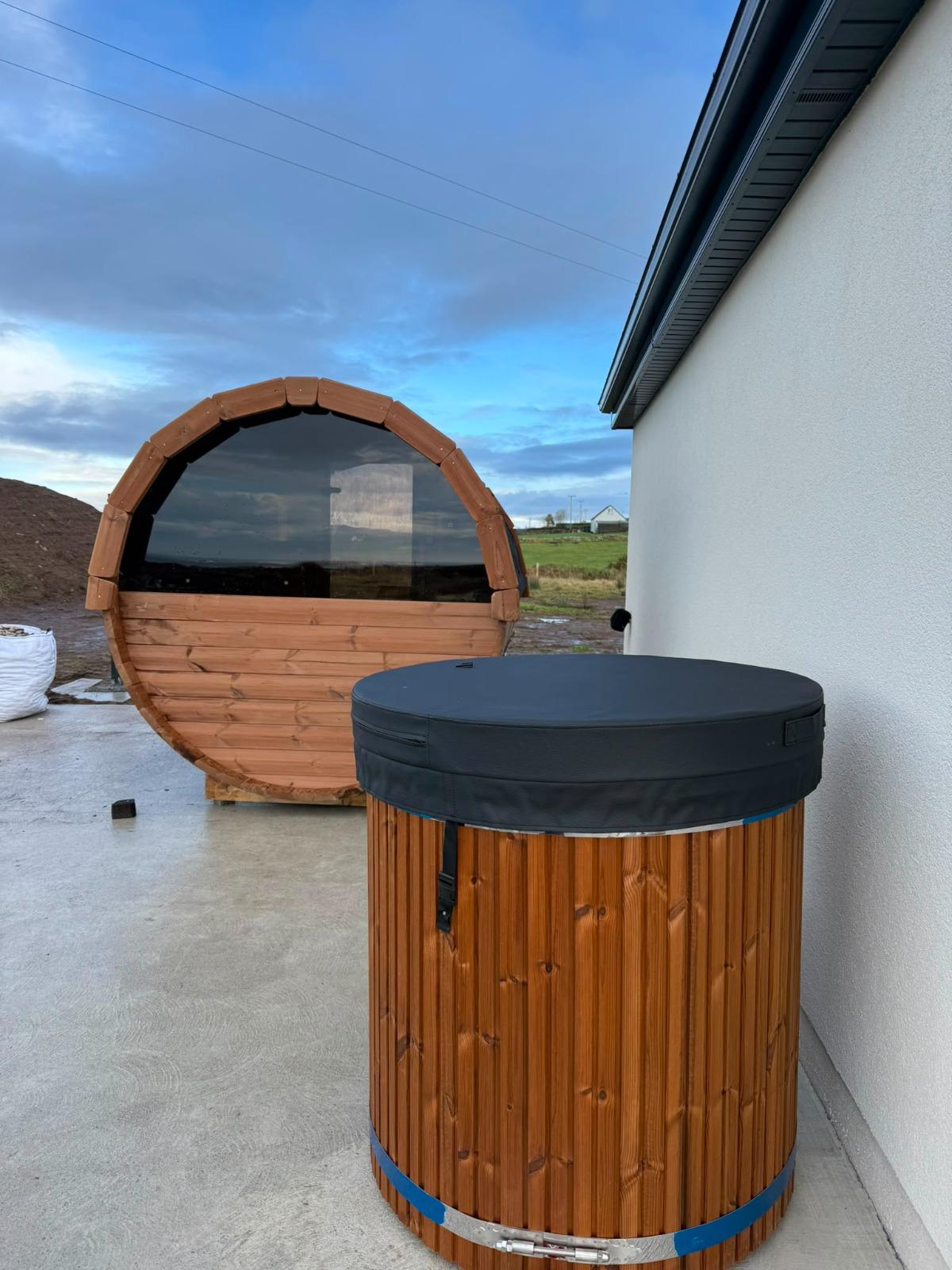 Wild Heat Saunas barrel sauna 16