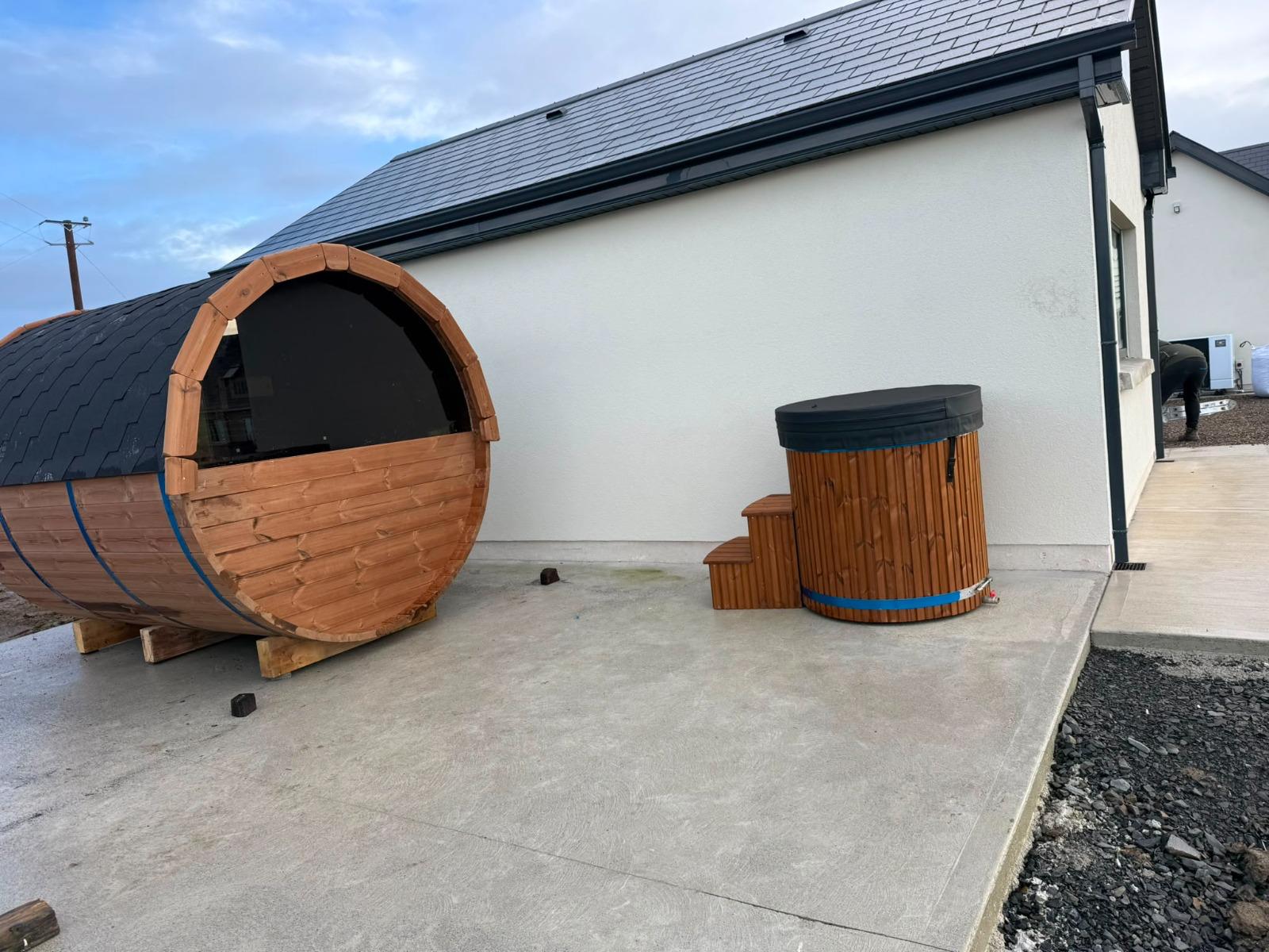 Wild Heat Saunas barrel sauna 20