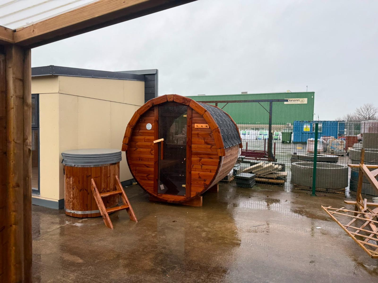 Wild Heat Saunas barrel sauna 21