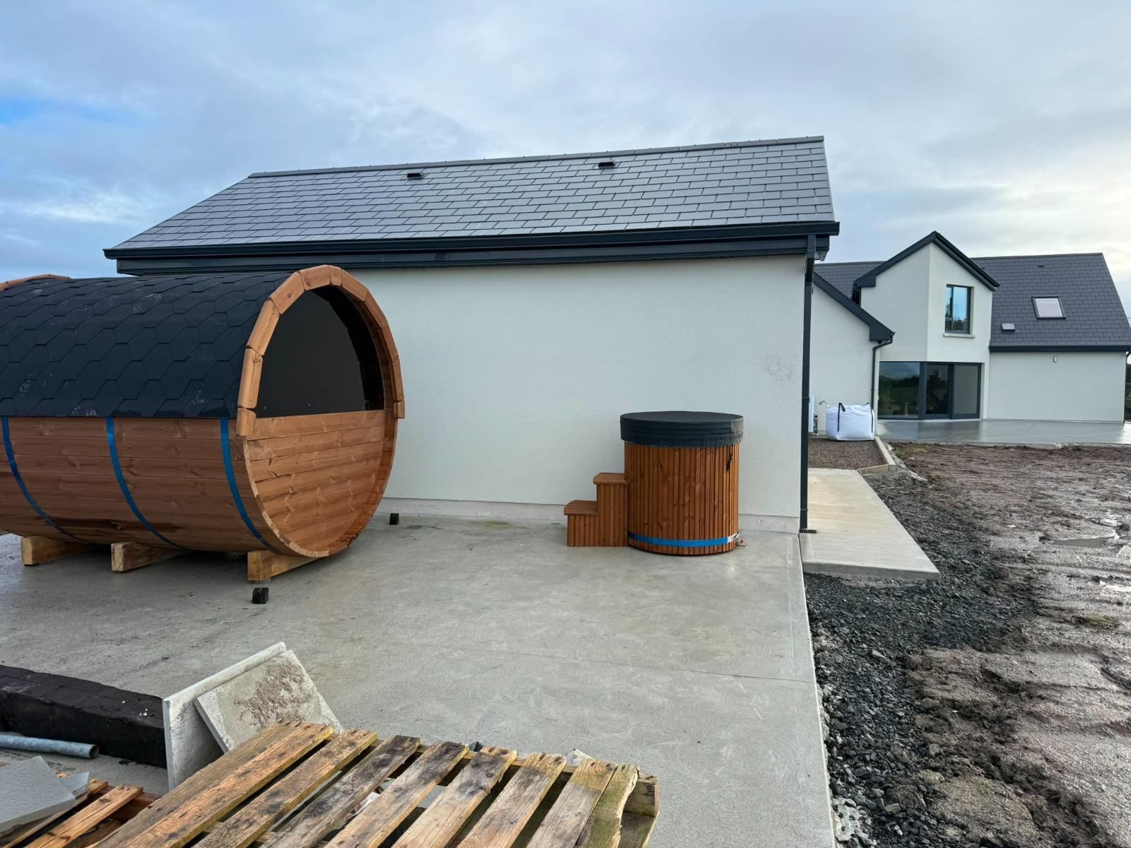 Wild Heat Saunas barrel sauna 22