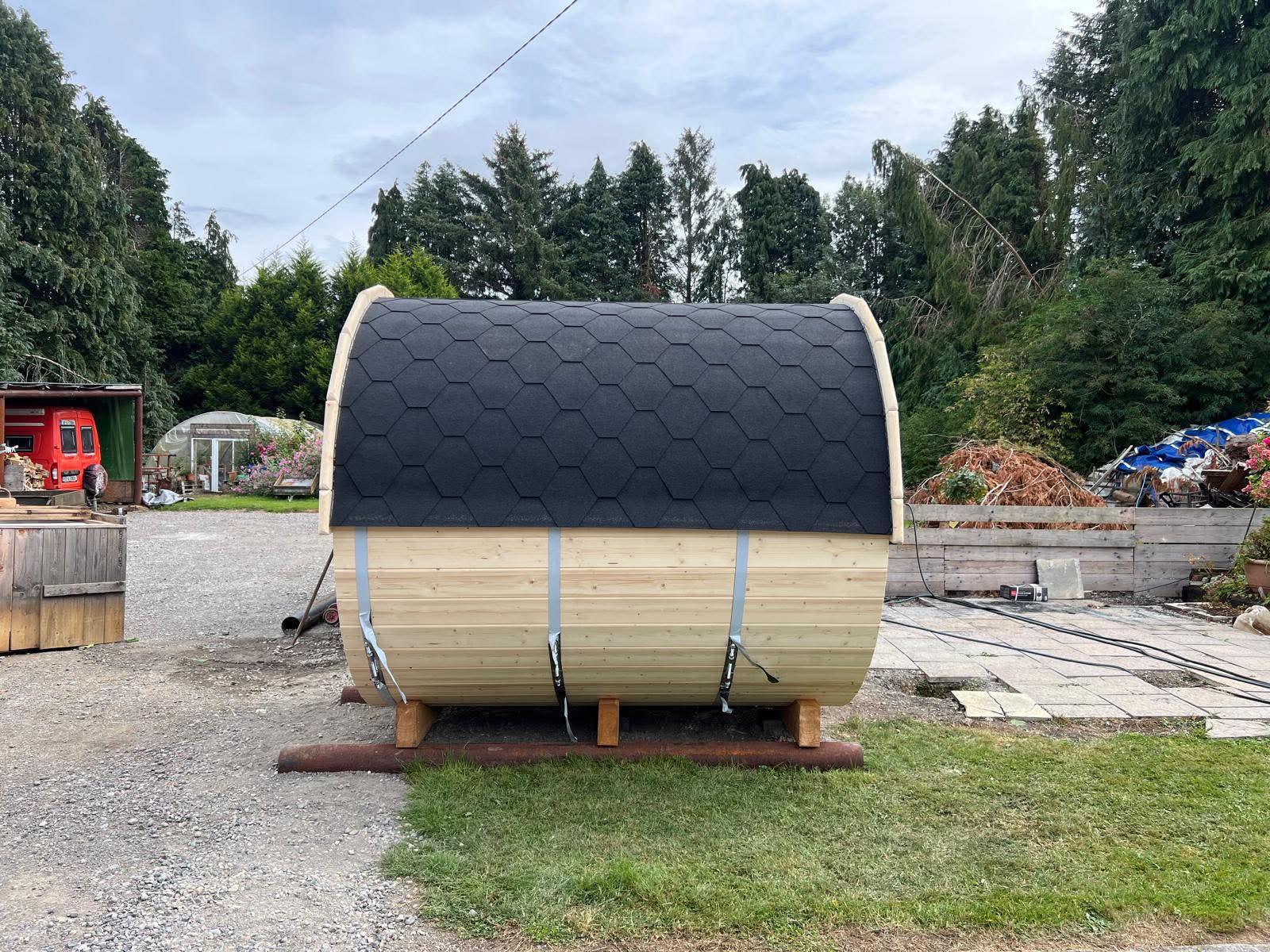 Wild Heat Saunas barrel sauna 23