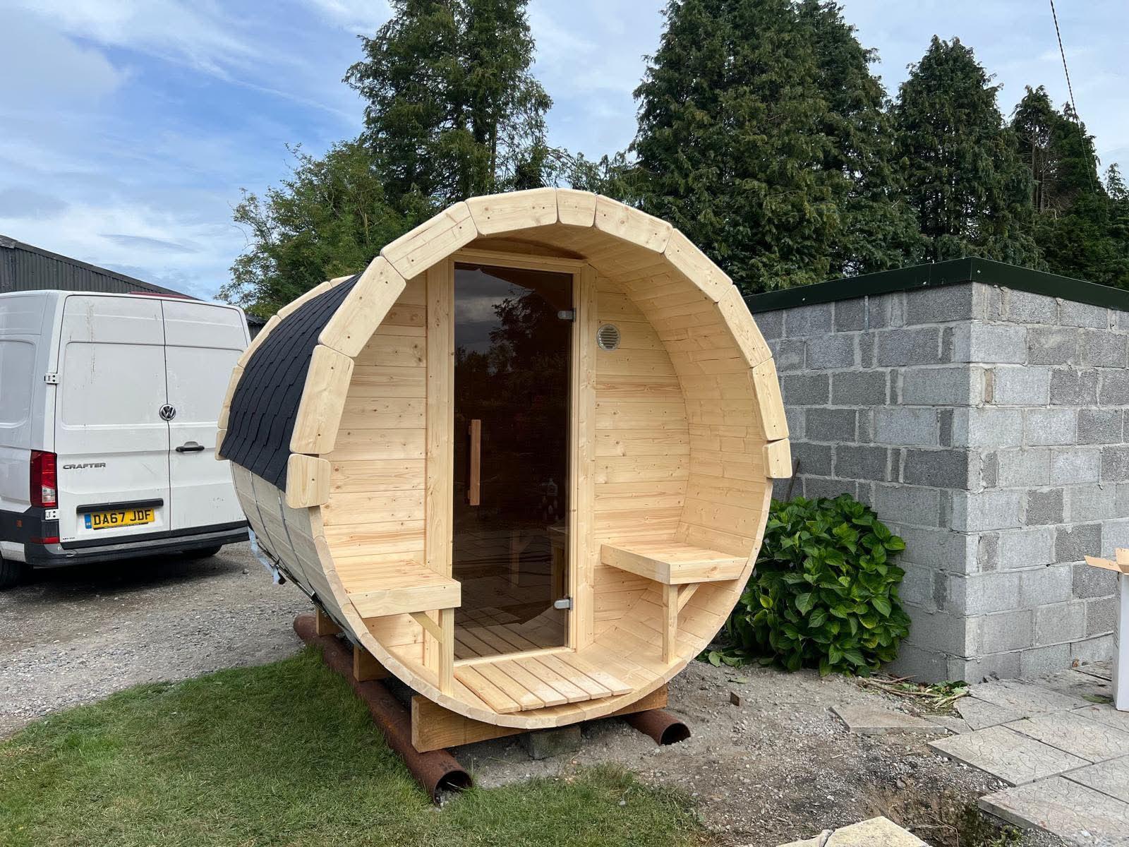 Wild Heat Saunas barrel sauna 25