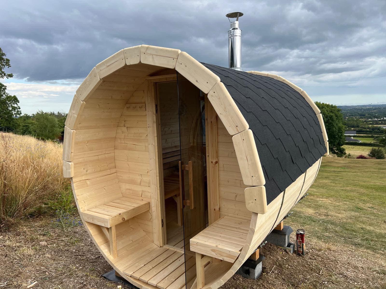 Wild Heat Saunas barrel sauna 28
