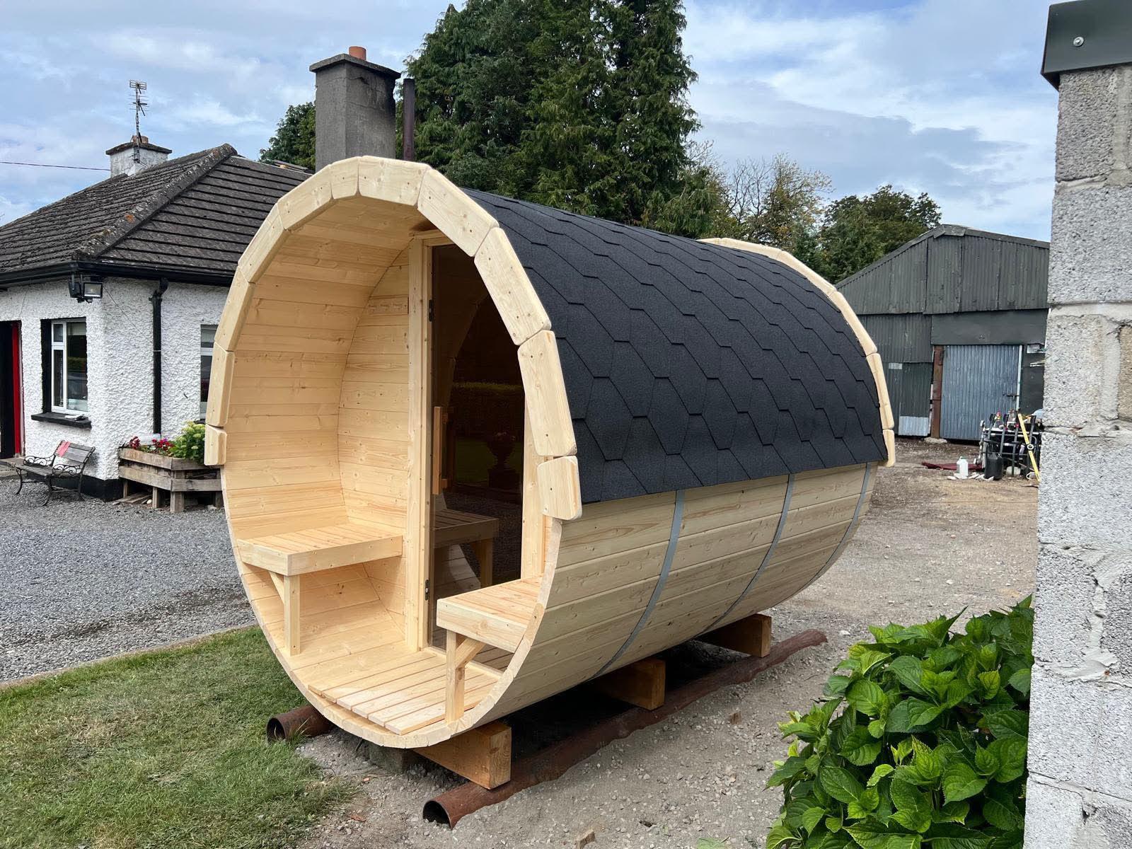 Wild Heat Saunas barrel sauna 32