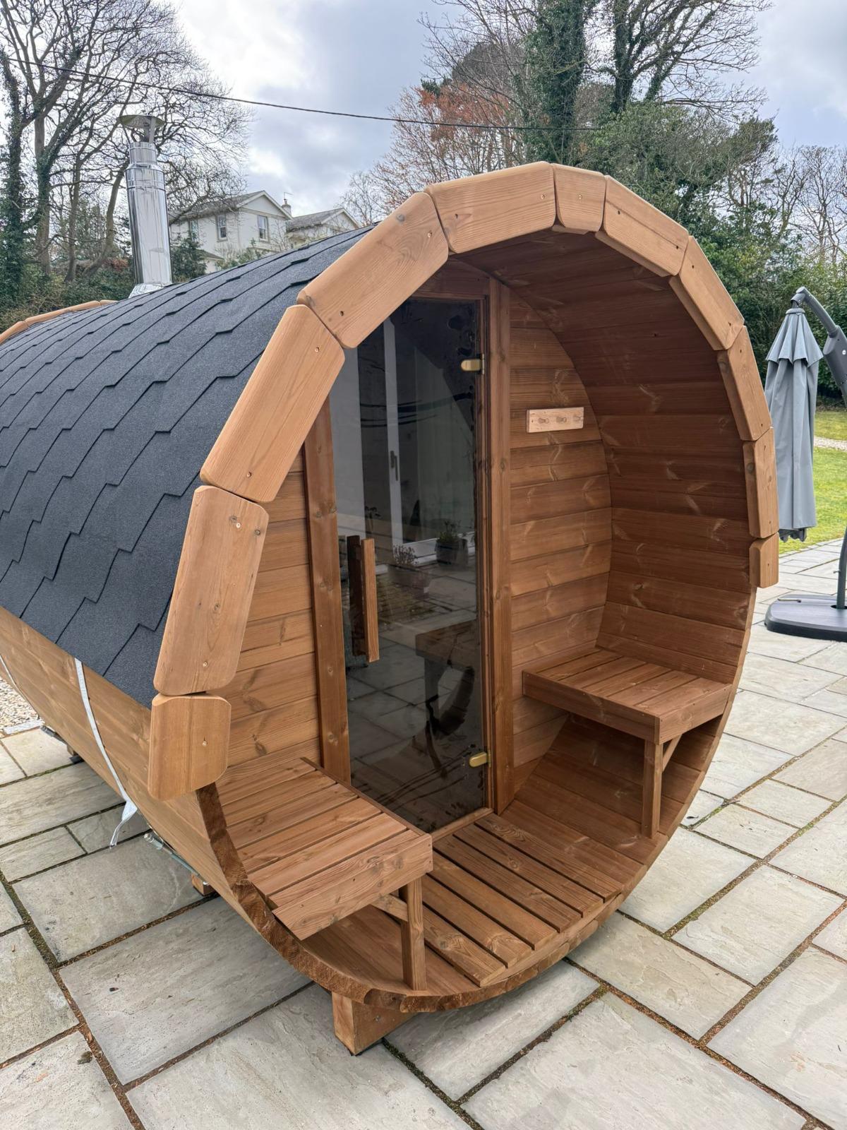 Wild Heat Saunas barrel sauna 33