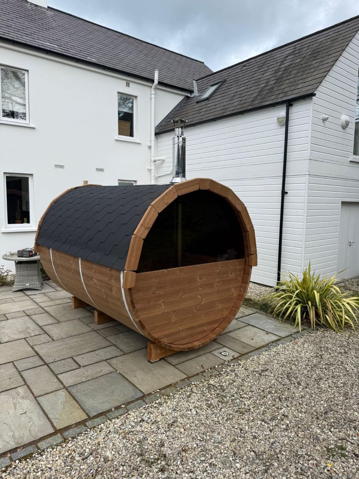 Wild Heat Saunas barrel sauna 34