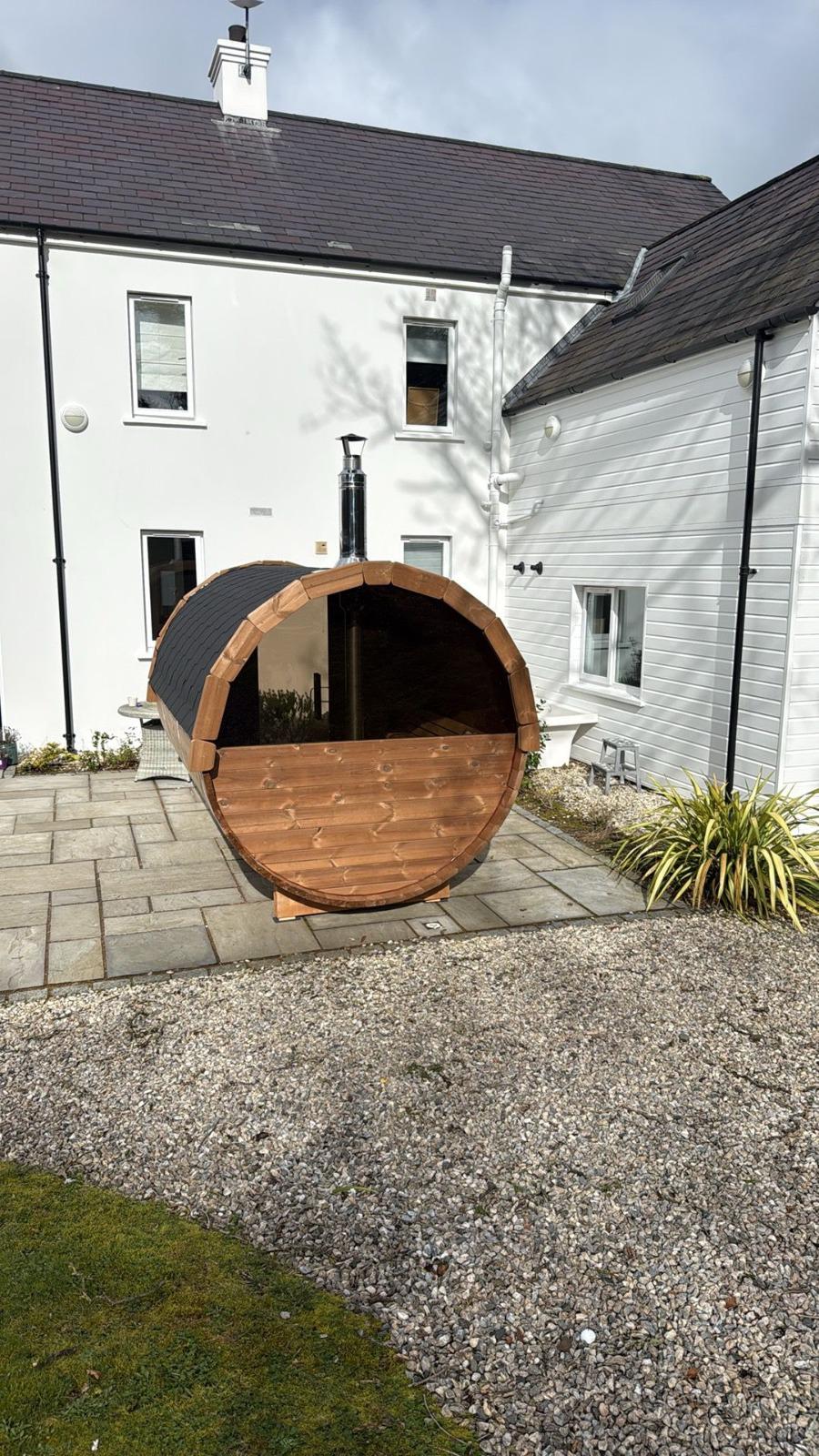 Wild Heat Saunas barrel sauna 35