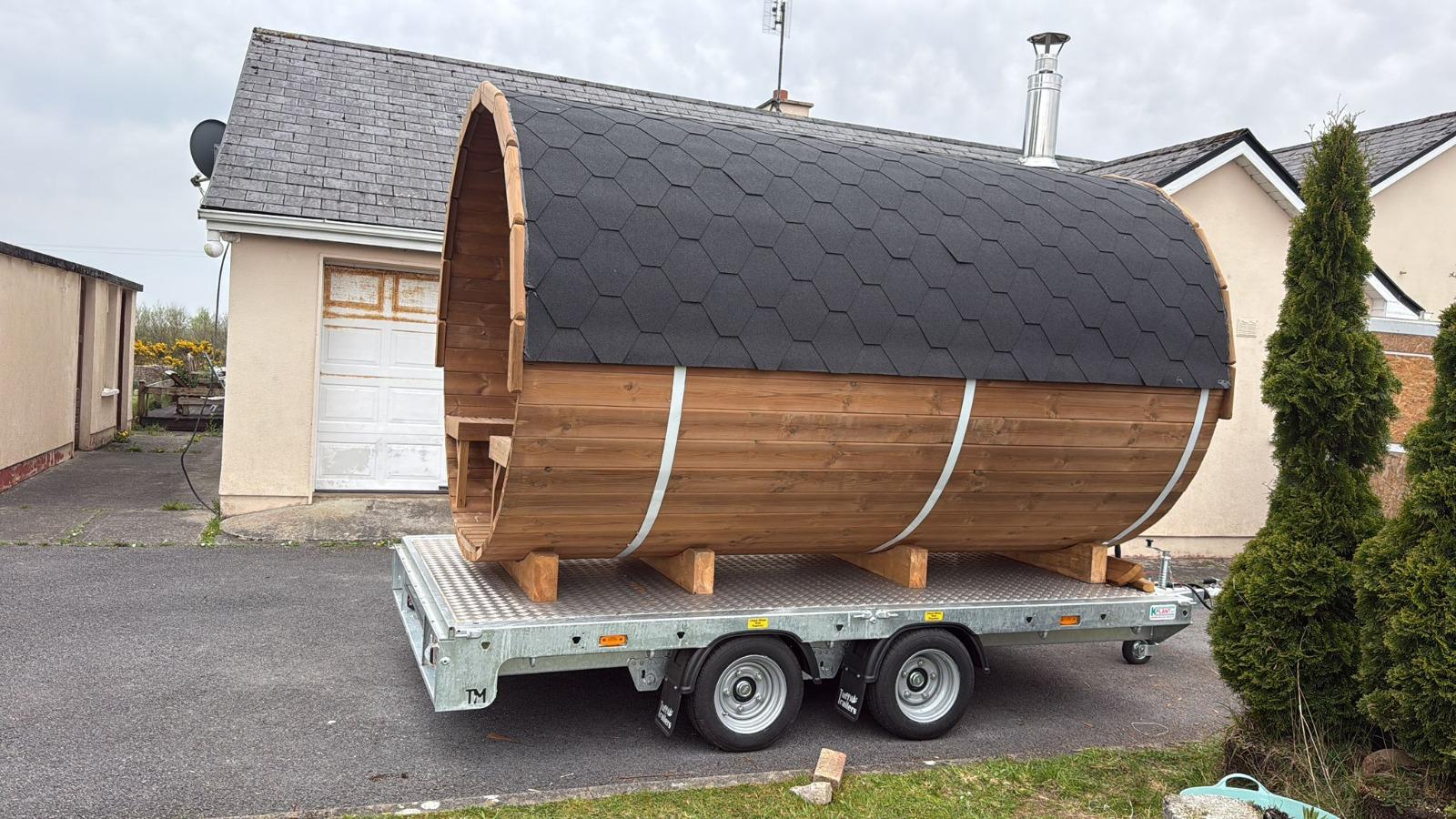 Wild Heat Saunas barrel sauna 39