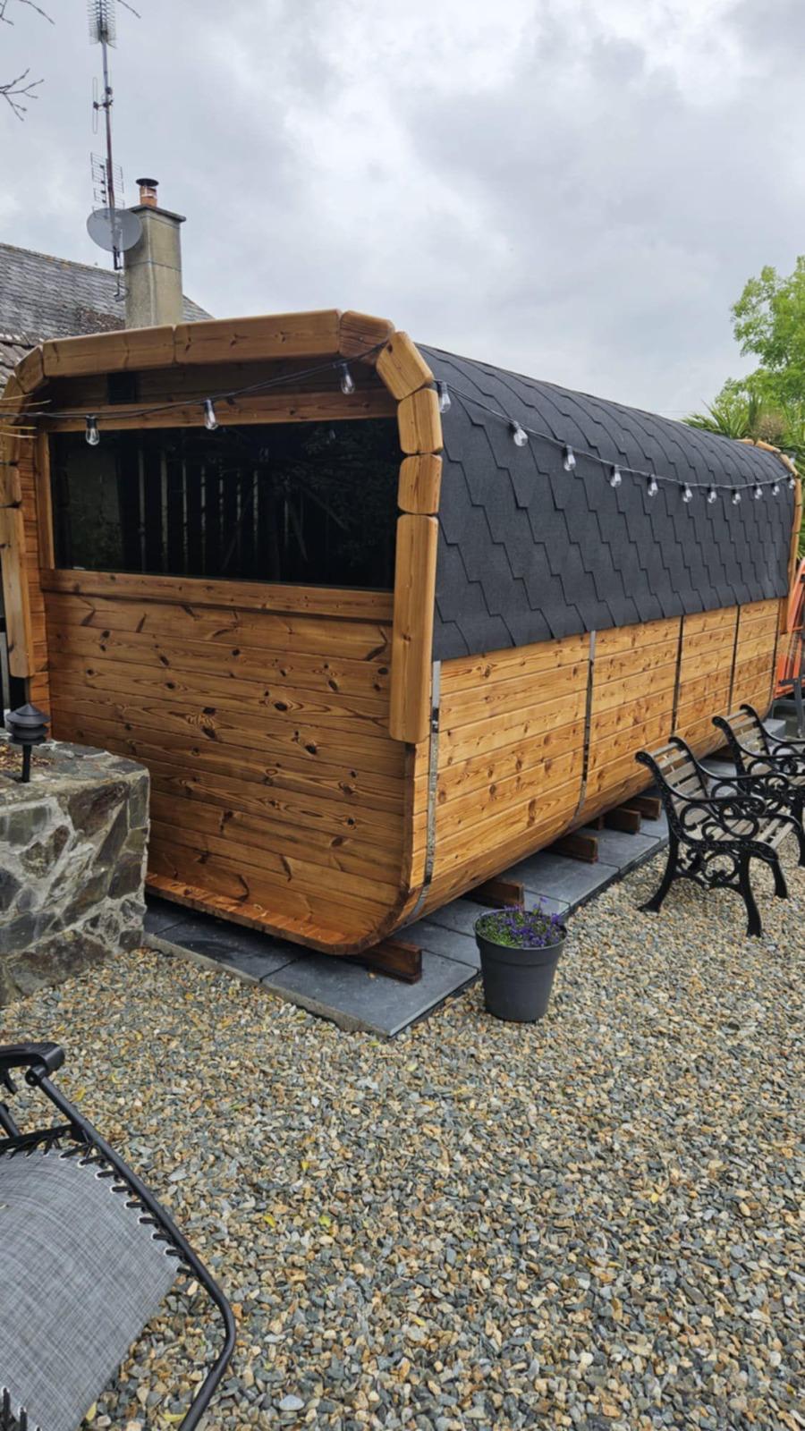Wild Heat Saunas barrel sauna 4