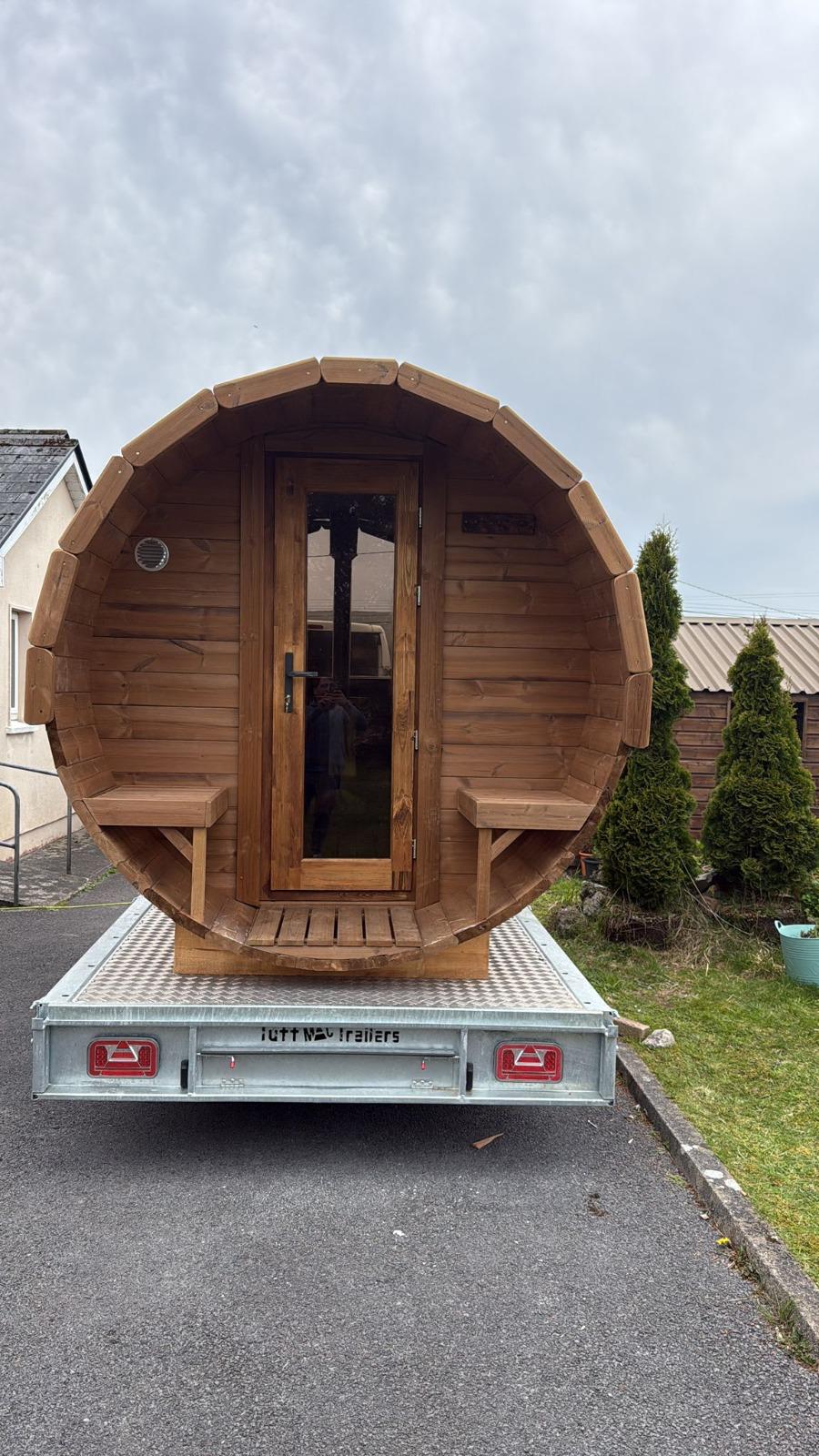 Wild Heat Saunas barrel sauna 40