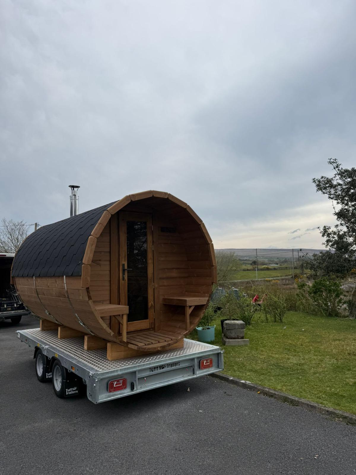 Wild Heat Saunas barrel sauna 41