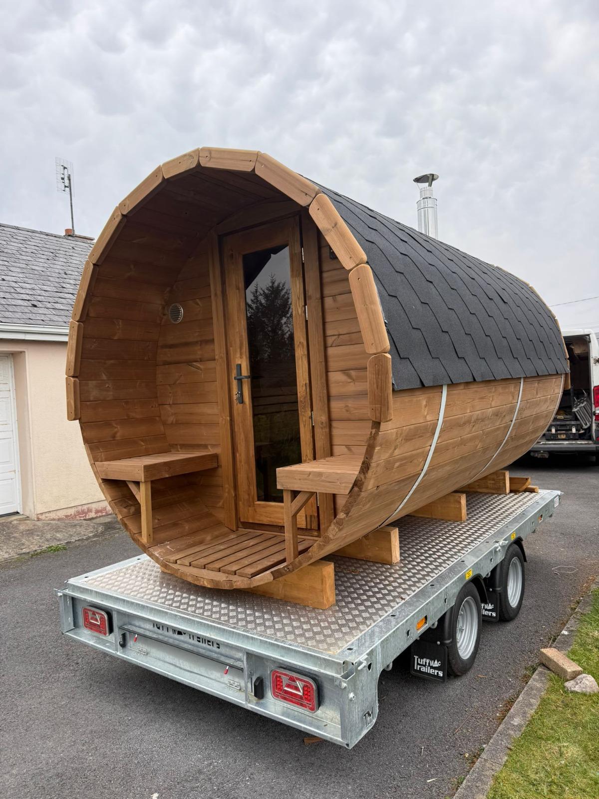 Wild Heat Saunas barrel sauna 43