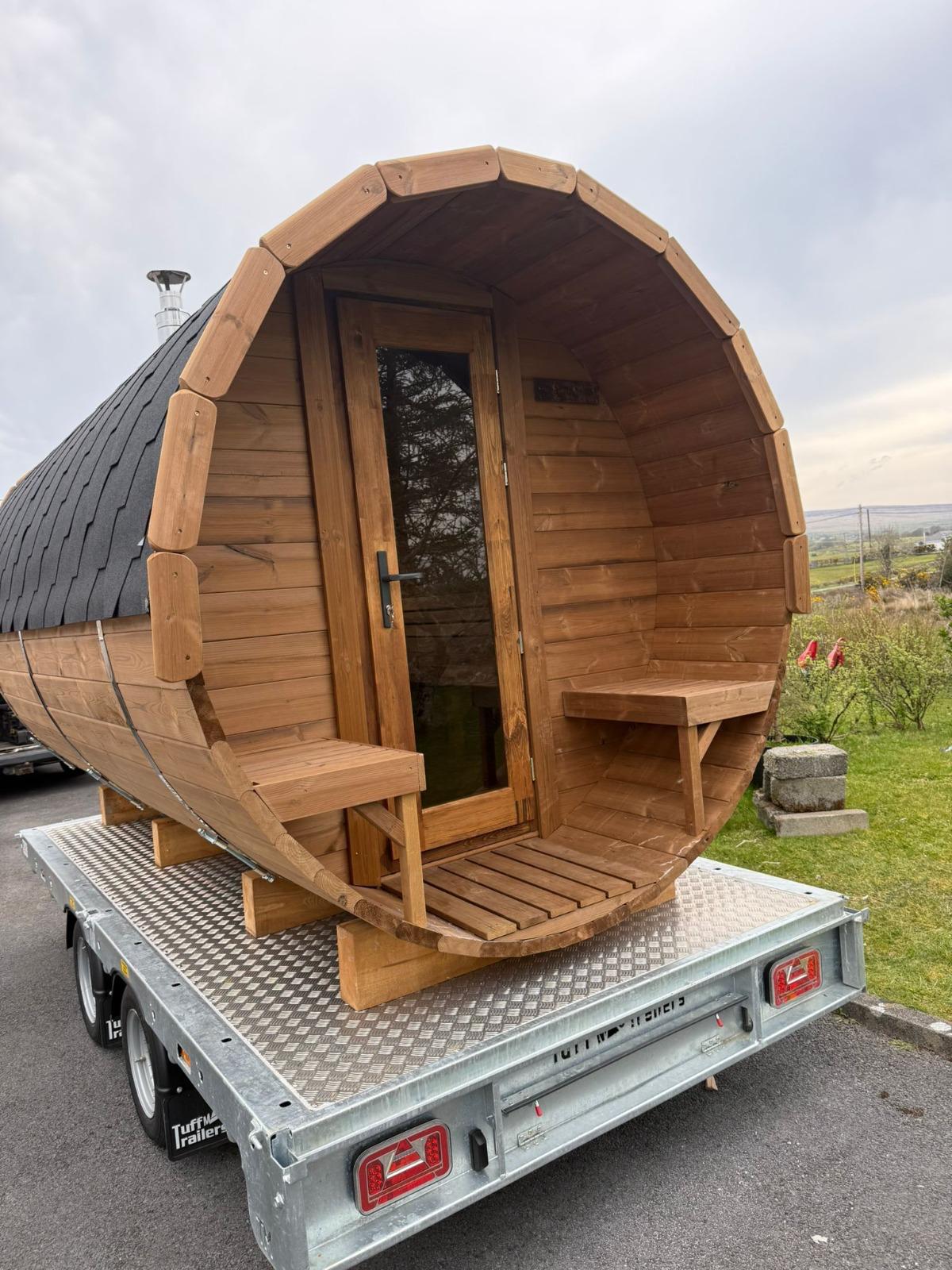 Wild Heat Saunas barrel sauna 44