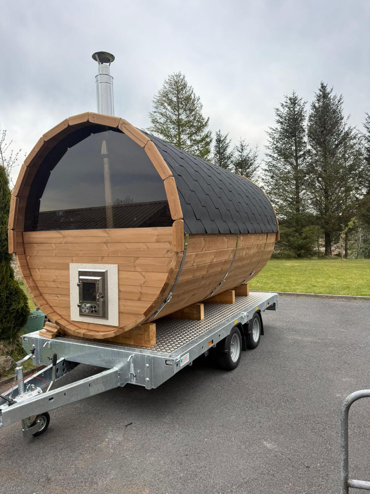 Wild Heat Saunas barrel sauna 45