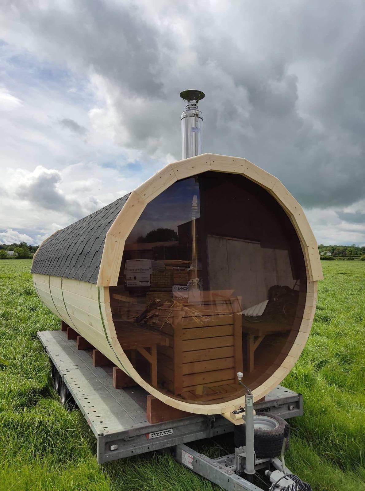 Wild Heat Saunas barrel sauna 47