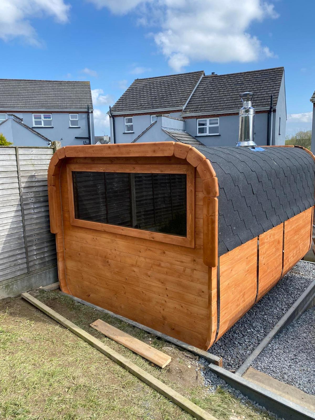 Wild Heat Saunas barrel sauna
