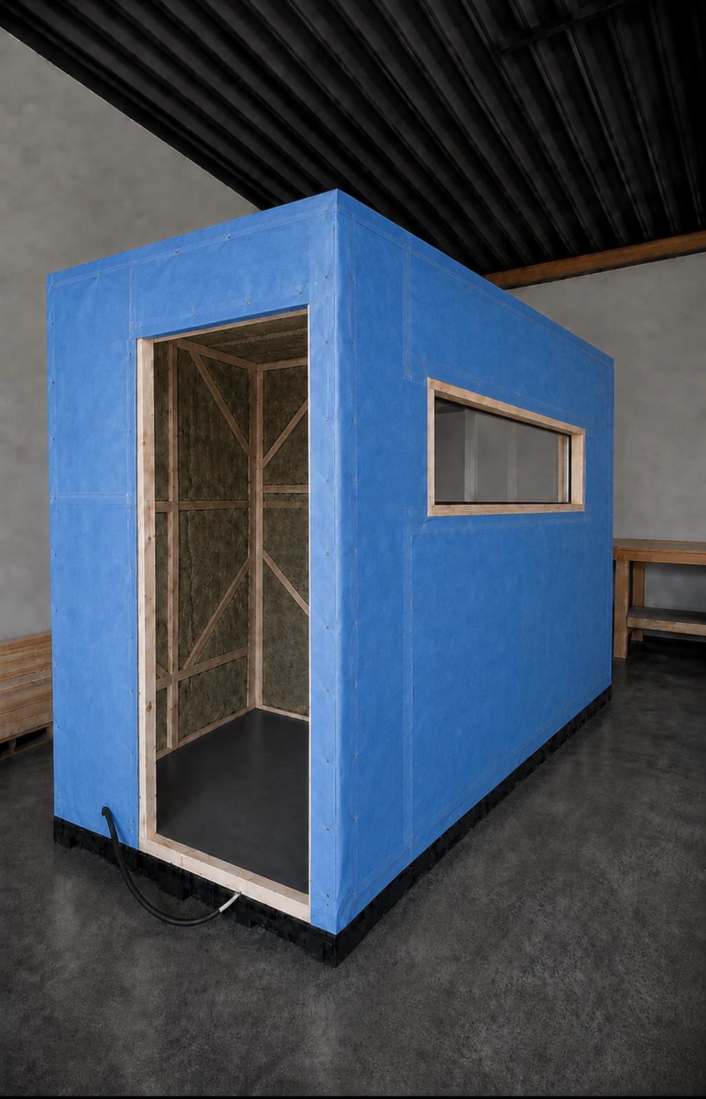 Sauna build in progress 2