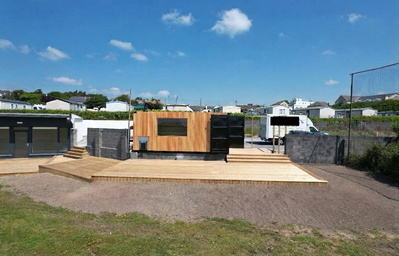 Wild Heat Saunas custom sauna build process — warm cedar interior, Ireland