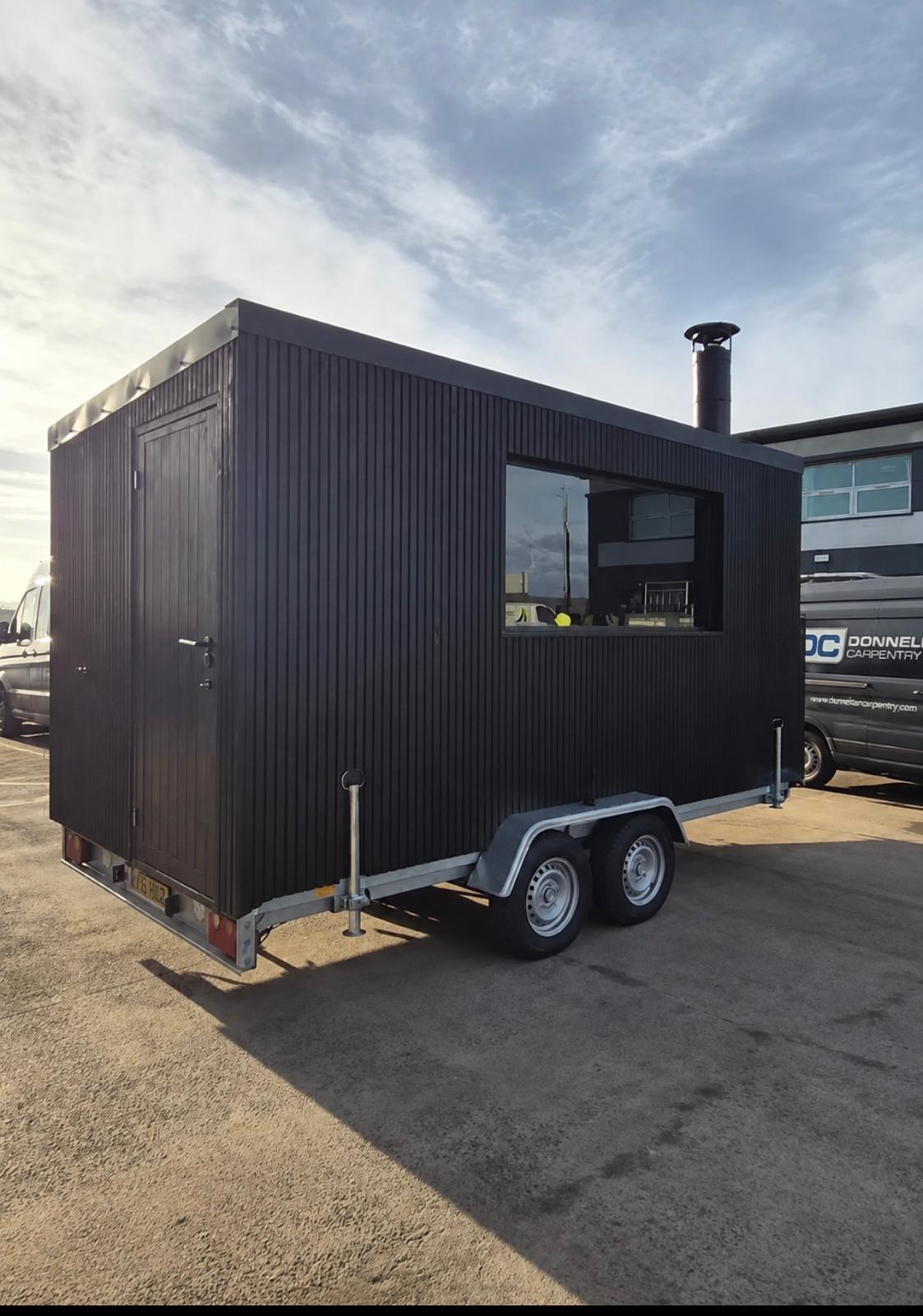 Mobile sauna trailer unit 1